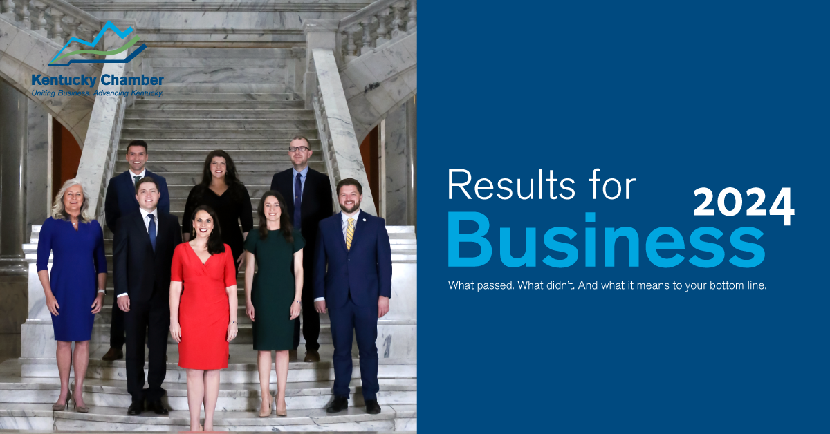 Results for Business publication of Kentucky Chamber highlights key actions from the 2024 session